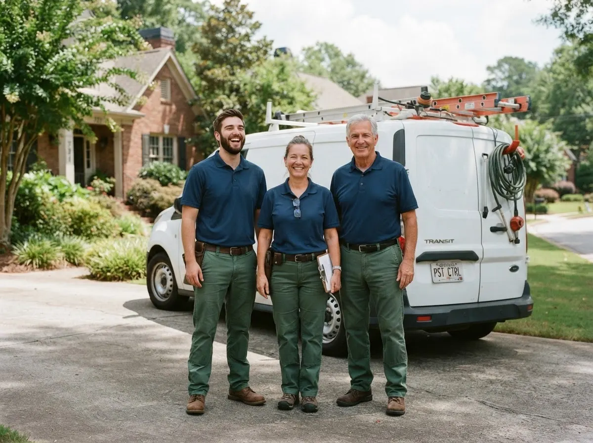 The PestSentry Pest Control team, pest control service in Atlanta, GA